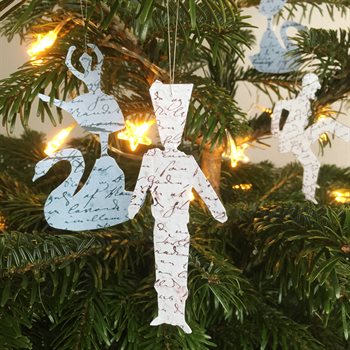 silhouette - brown + blue